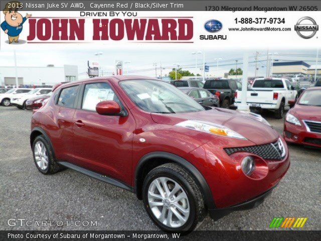 2013 Nissan Juke SV AWD in Cayenne Red