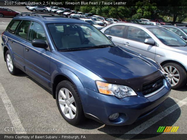 2007 Subaru Outback 2.5i Wagon in Newport Blue Pearl