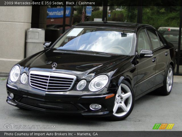 2009 Mercedes-Benz E 350 Sedan in Black