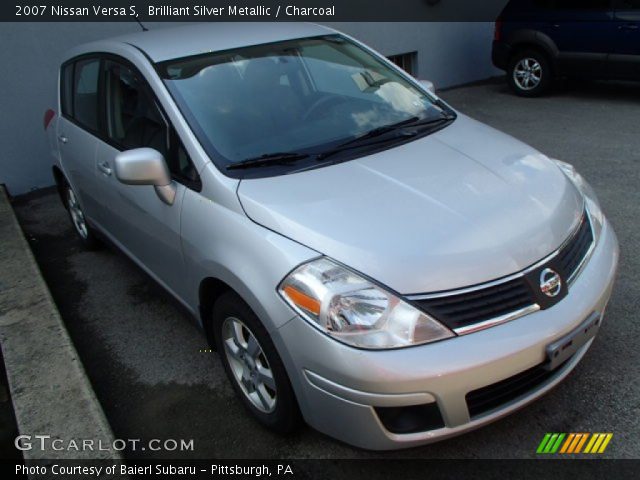 2007 Nissan Versa S in Brilliant Silver Metallic