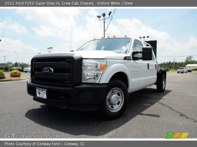 2012 Ford F250 Super Duty XL Crew Cab Chassis in Oxford White