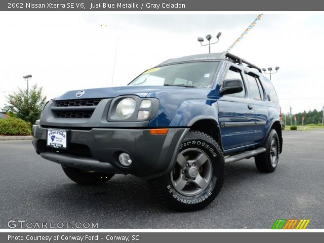2002 Nissan Xterra SE V6 in Just Blue Metallic