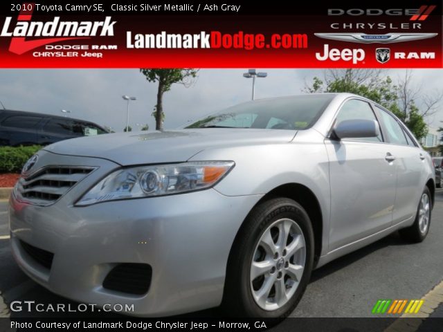2010 Toyota Camry SE in Classic Silver Metallic