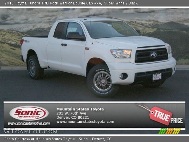 2013 Toyota Tundra TRD Rock Warrior Double Cab 4x4 in Super White