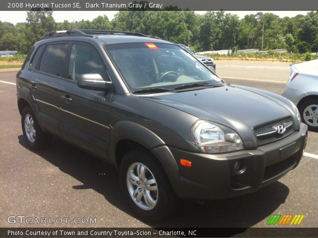 2008 Hyundai Tucson SE in Dark Titanium Gray