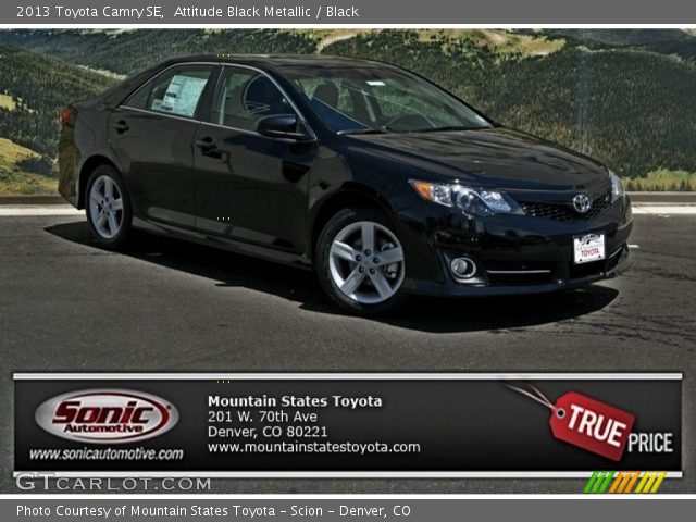 2013 Toyota Camry SE in Attitude Black Metallic