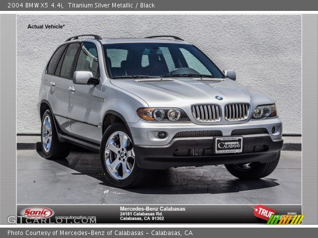 2004 BMW X5 4.4i in Titanium Silver Metallic