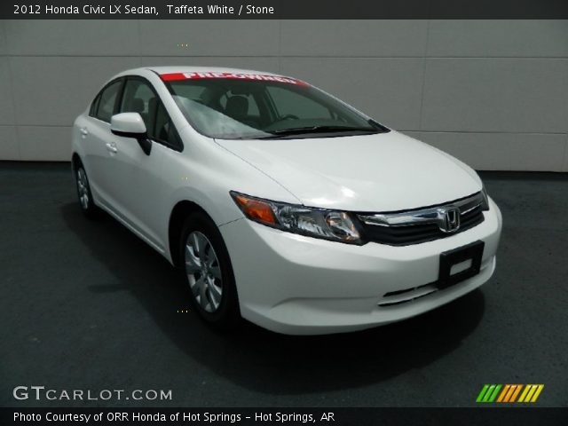 2012 Honda Civic LX Sedan in Taffeta White