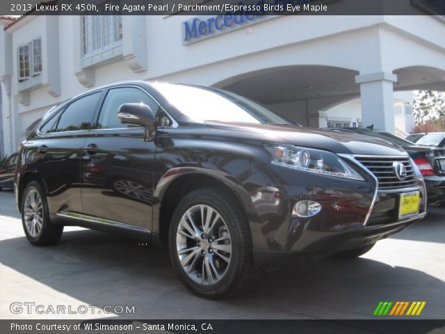 2013 Lexus RX 450h in Fire Agate Pearl