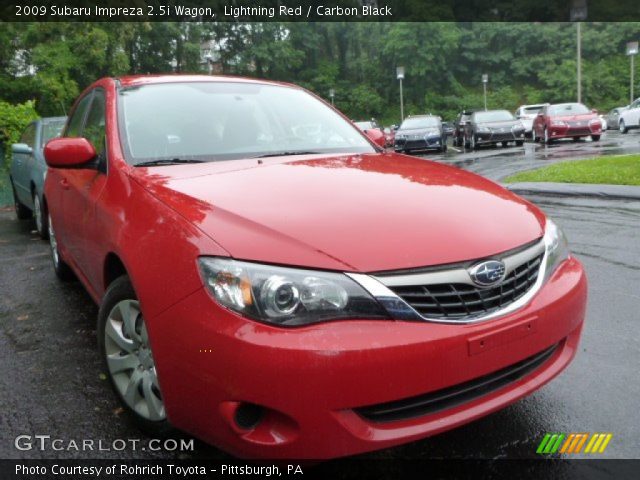 2009 Subaru Impreza 2.5i Wagon in Lightning Red