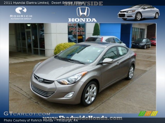 2011 Hyundai Elantra Limited in Desert Bronze