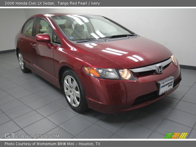 2006 Honda Civic LX Sedan in Tango Red Pearl