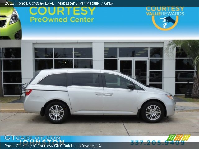 2012 Honda Odyssey EX-L in Alabaster Silver Metallic