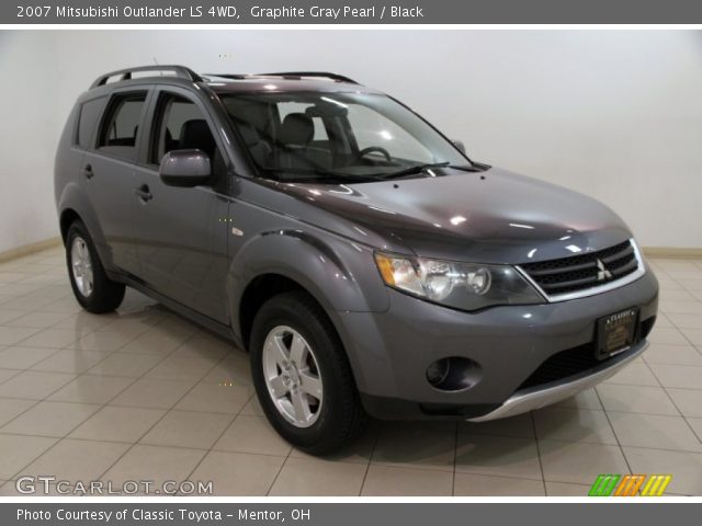 2007 Mitsubishi Outlander LS 4WD in Graphite Gray Pearl