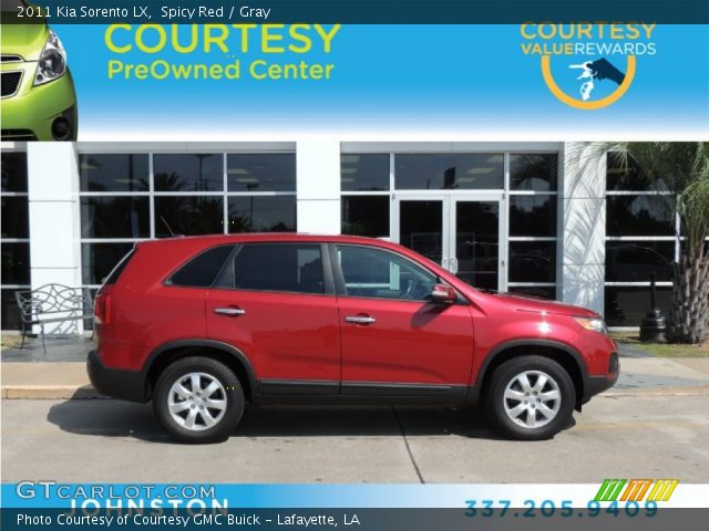 2011 Kia Sorento LX in Spicy Red