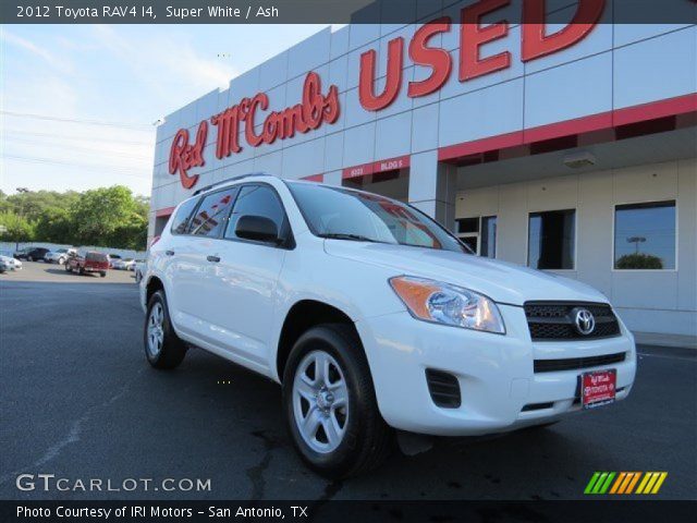 2012 Toyota RAV4 I4 in Super White
