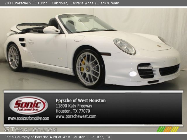 2011 Porsche 911 Turbo S Cabriolet in Carrara White