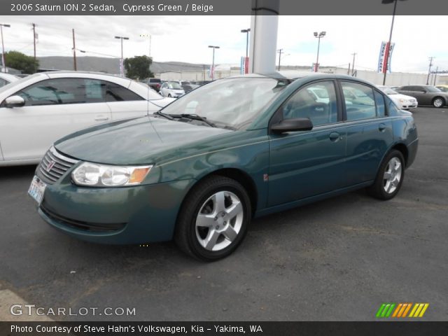 2006 Saturn ION 2 Sedan in Cypress Green