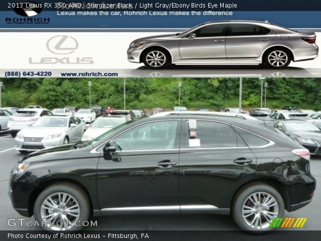 2013 Lexus RX 350 AWD in Stargazer Black
