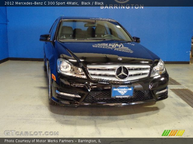 2012 Mercedes-Benz C 300 Sport 4Matic in Black