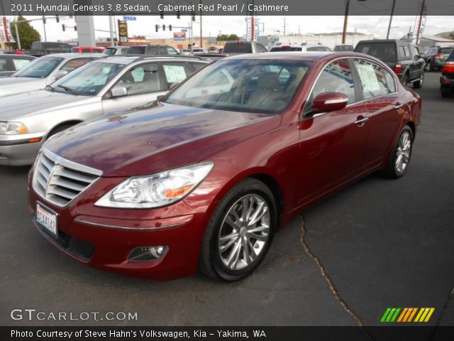 2011 Hyundai Genesis 3.8 Sedan in Cabernet Red Pearl