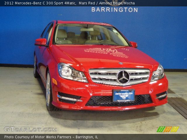 2012 Mercedes-Benz C 300 Sport 4Matic in Mars Red
