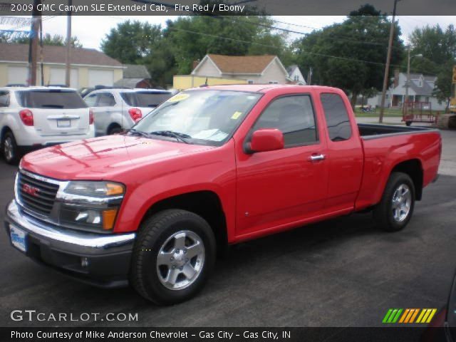 2009 GMC Canyon SLE Extended Cab in Fire Red