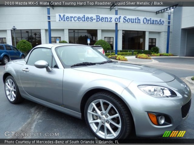 2010 Mazda MX-5 Miata Grand Touring Hard Top Roadster in Liquid Silver Metallic