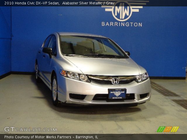 2010 Honda Civic DX-VP Sedan in Alabaster Silver Metallic