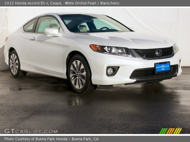 2013 Honda Accord EX-L Coupe in White Orchid Pearl