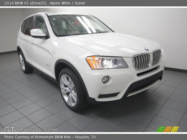 2014 BMW X3 xDrive35i in Alpine White