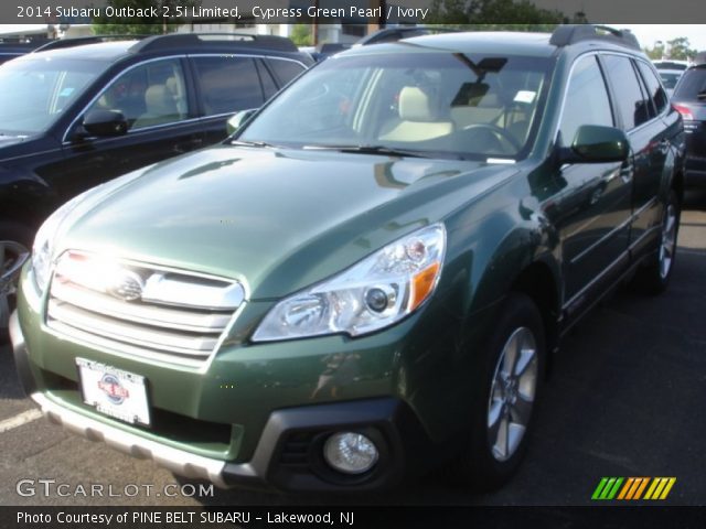 2014 Subaru Outback 2.5i Limited in Cypress Green Pearl
