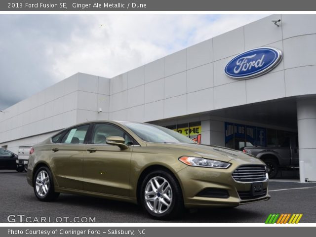 2013 Ford Fusion SE in Ginger Ale Metallic