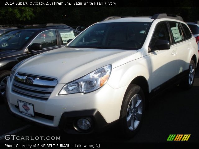 2014 Subaru Outback 2.5i Premium in Satin White Pearl
