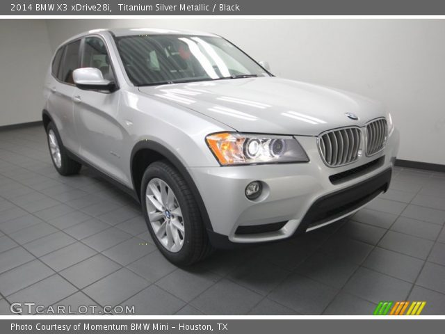2014 BMW X3 xDrive28i in Titanium Silver Metallic