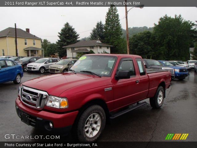 2011 Ford Ranger XLT SuperCab 4x4 in Redfire Metallic