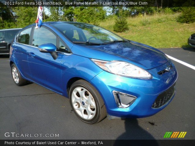2011 Ford Fiesta SES Hatchback in Blue Flame Metallic