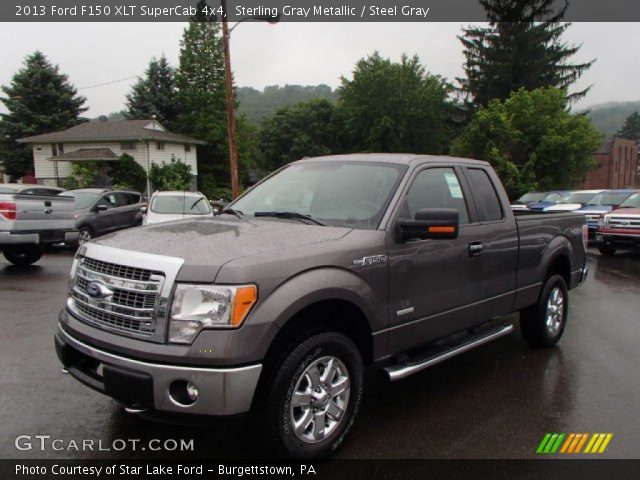 2013 Ford F150 XLT SuperCab 4x4 in Sterling Gray Metallic