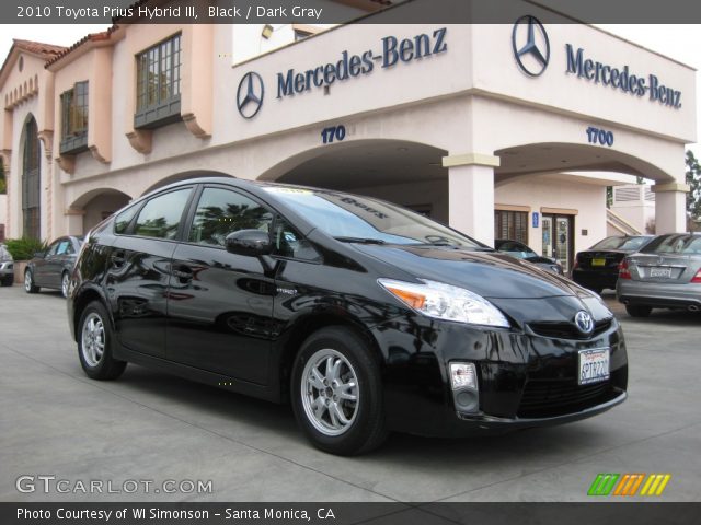 2010 Toyota Prius Hybrid III in Black