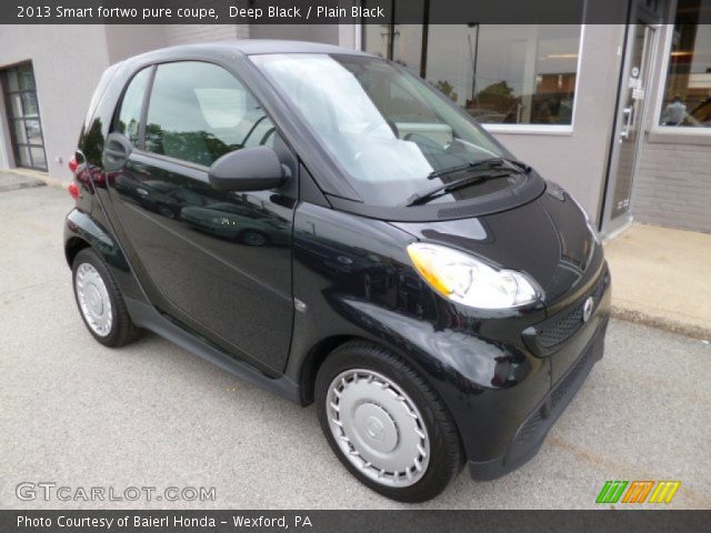 2013 Smart fortwo pure coupe in Deep Black