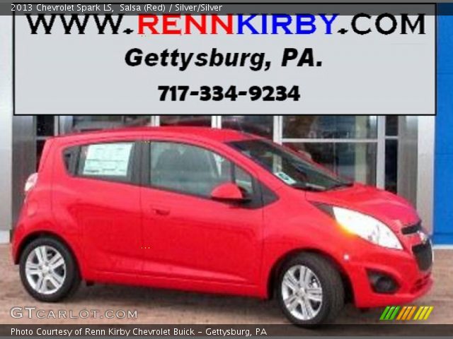 2013 Chevrolet Spark LS in Salsa (Red)