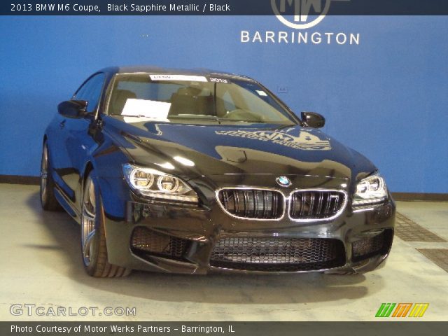 2013 BMW M6 Coupe in Black Sapphire Metallic