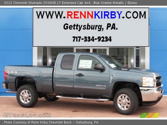 2013 Chevrolet Silverado 2500HD LT Extended Cab 4x4 in Blue Granite Metallic