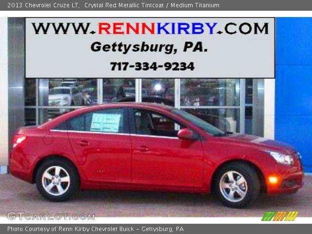 2013 Chevrolet Cruze LT in Crystal Red Metallic Tintcoat