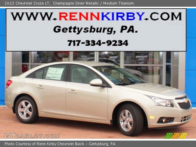 2013 Chevrolet Cruze LT in Champagne Silver Metallic
