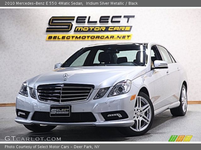 2010 Mercedes-Benz E 550 4Matic Sedan in Iridium Silver Metallic