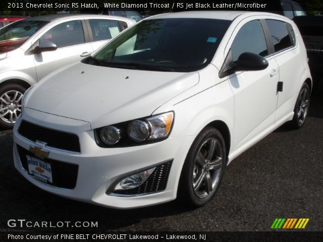 2013 Chevrolet Sonic RS Hatch in White Diamond Tricoat