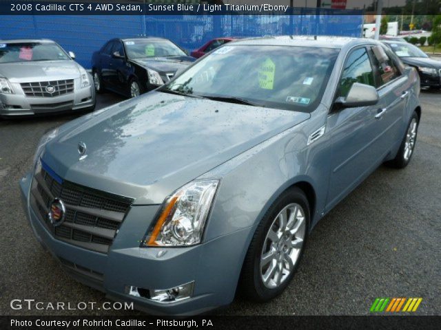2008 Cadillac CTS 4 AWD Sedan in Sunset Blue