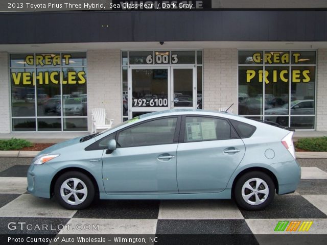 2013 Toyota Prius Three Hybrid in Sea Glass Pearl