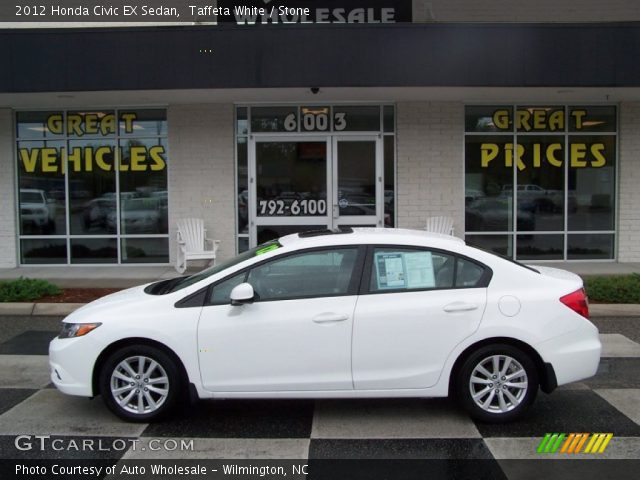 2012 Honda Civic EX Sedan in Taffeta White